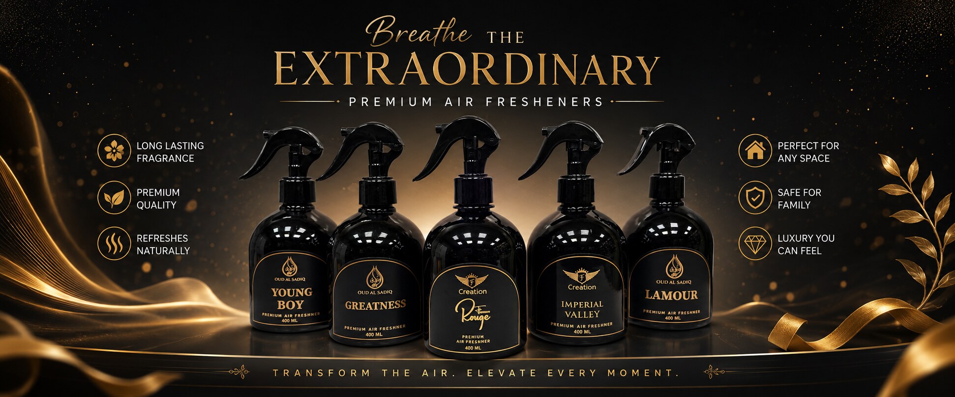 Breathe the Extraordinary - Premium Air Fresheners