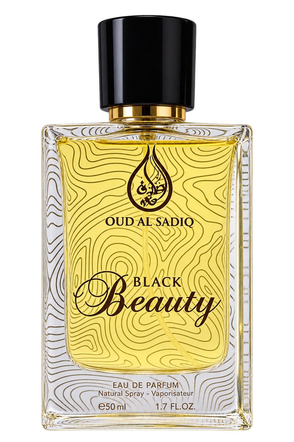 Black Beauty perfume bottle, 50ml | Al Rehan Perfumes UAE