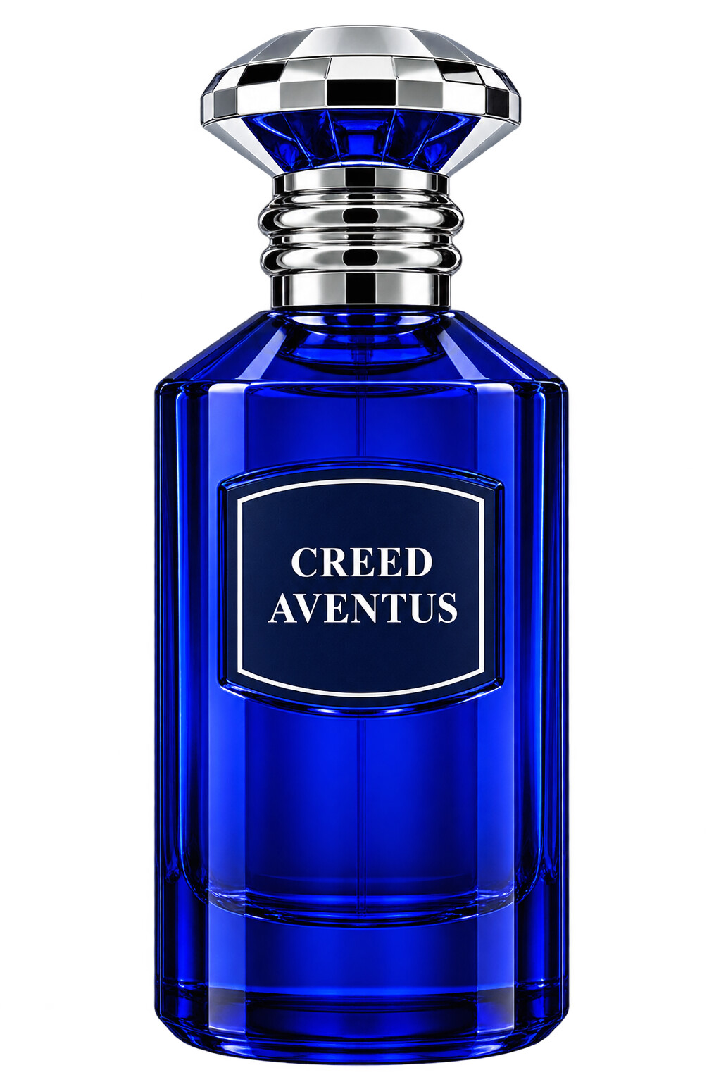 Sapphire-blue Creed Aventus 100ml men's perfume bottle, Al Rehan Perfumes UAE