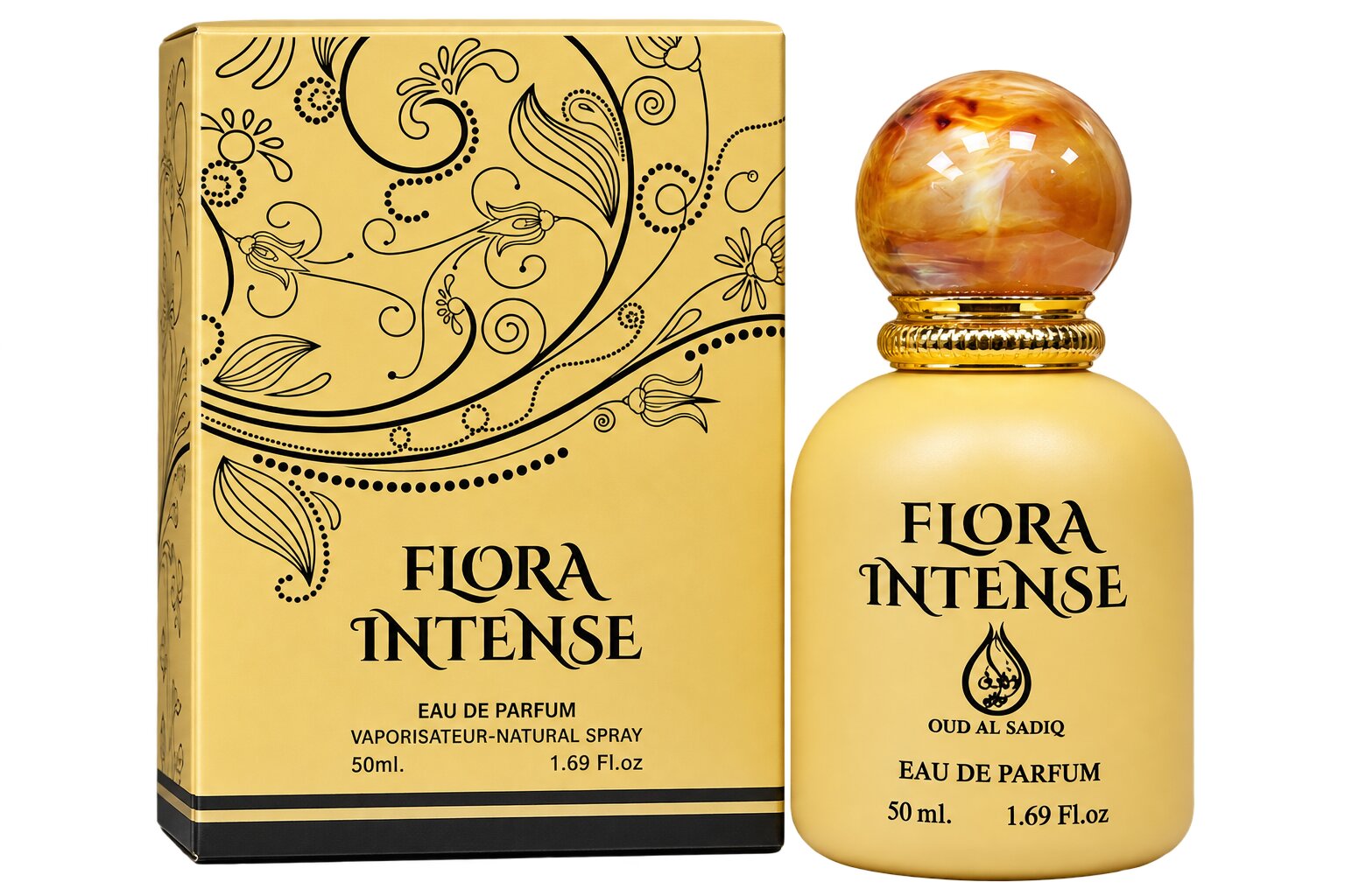 Flora Intense perfume bottle, 50ml | Al Rehan Perfumes UAE - view 2
