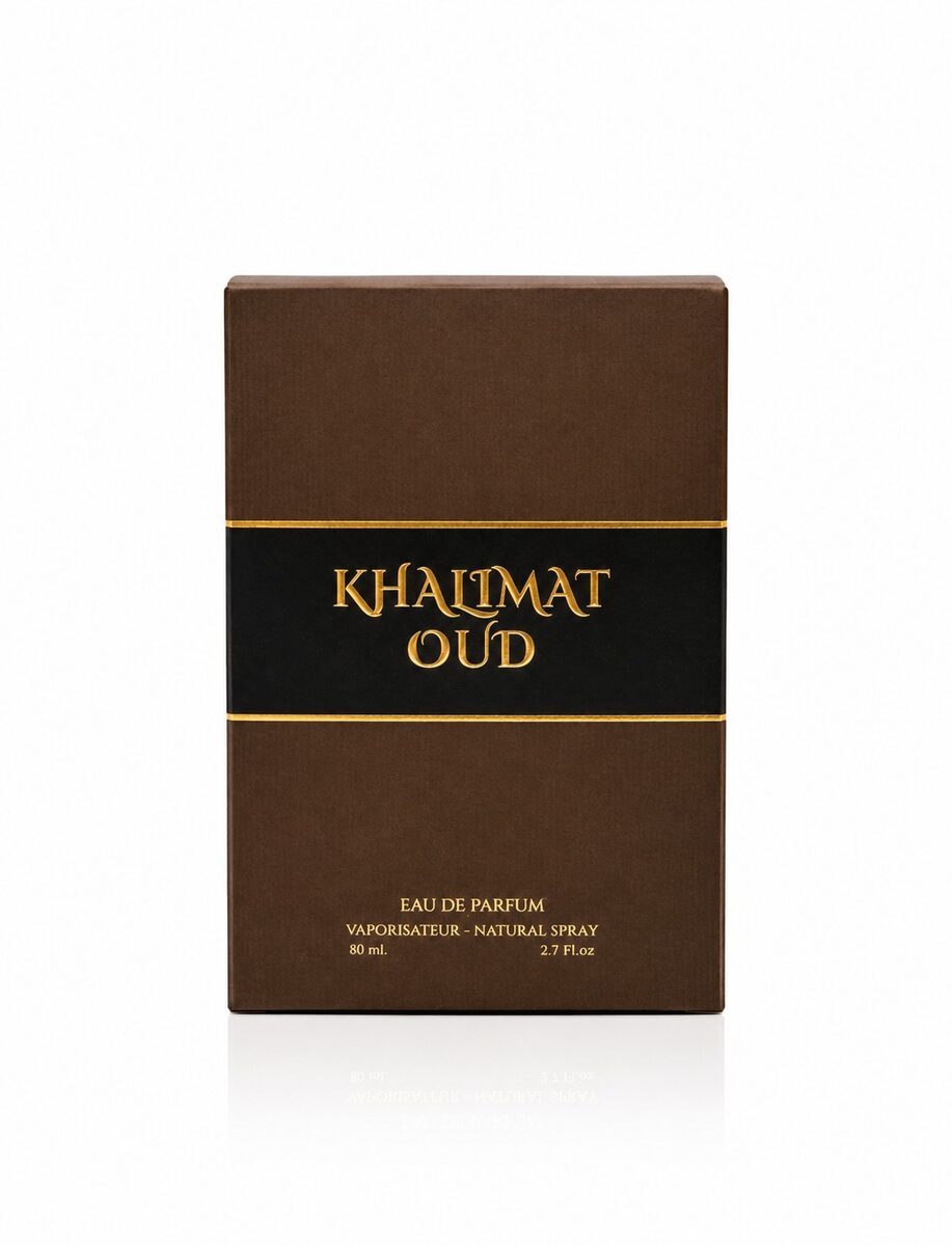 Khalimat Oud perfume bottle, 80ml | Al Rehan Perfumes UAE - view 3