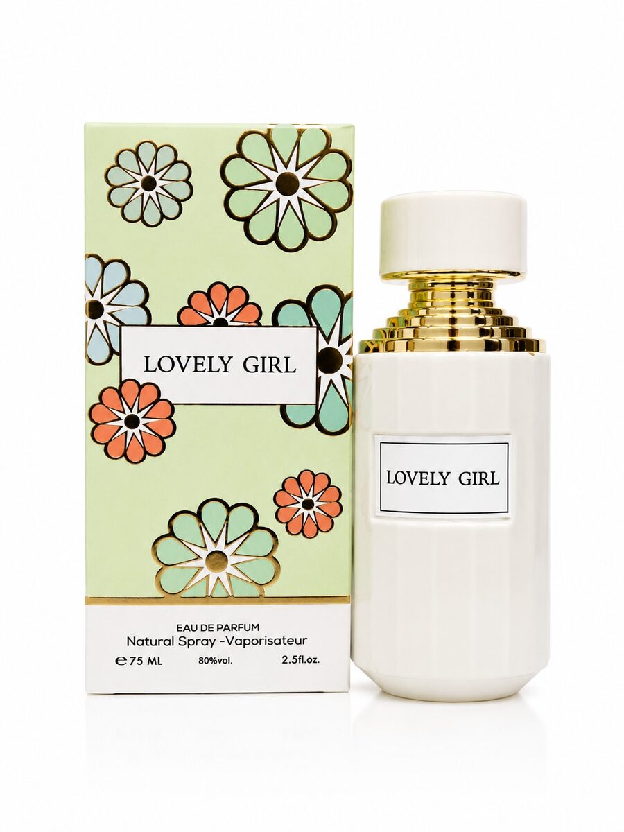 Lovely Girl perfume bottle, 75ml | Al Rehan Perfumes UAE