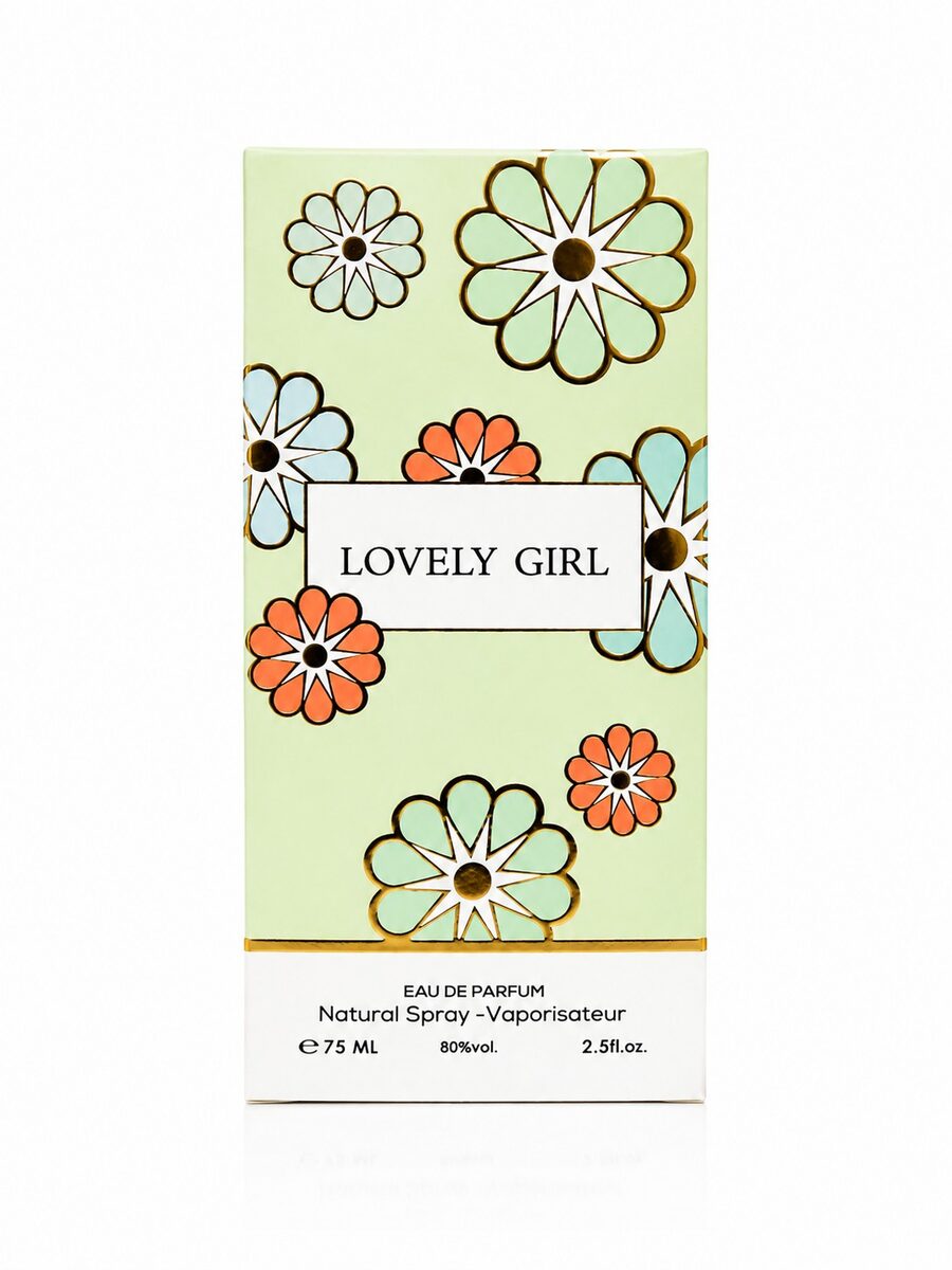 Lovely Girl perfume bottle, 75ml | Al Rehan Perfumes UAE - view 3