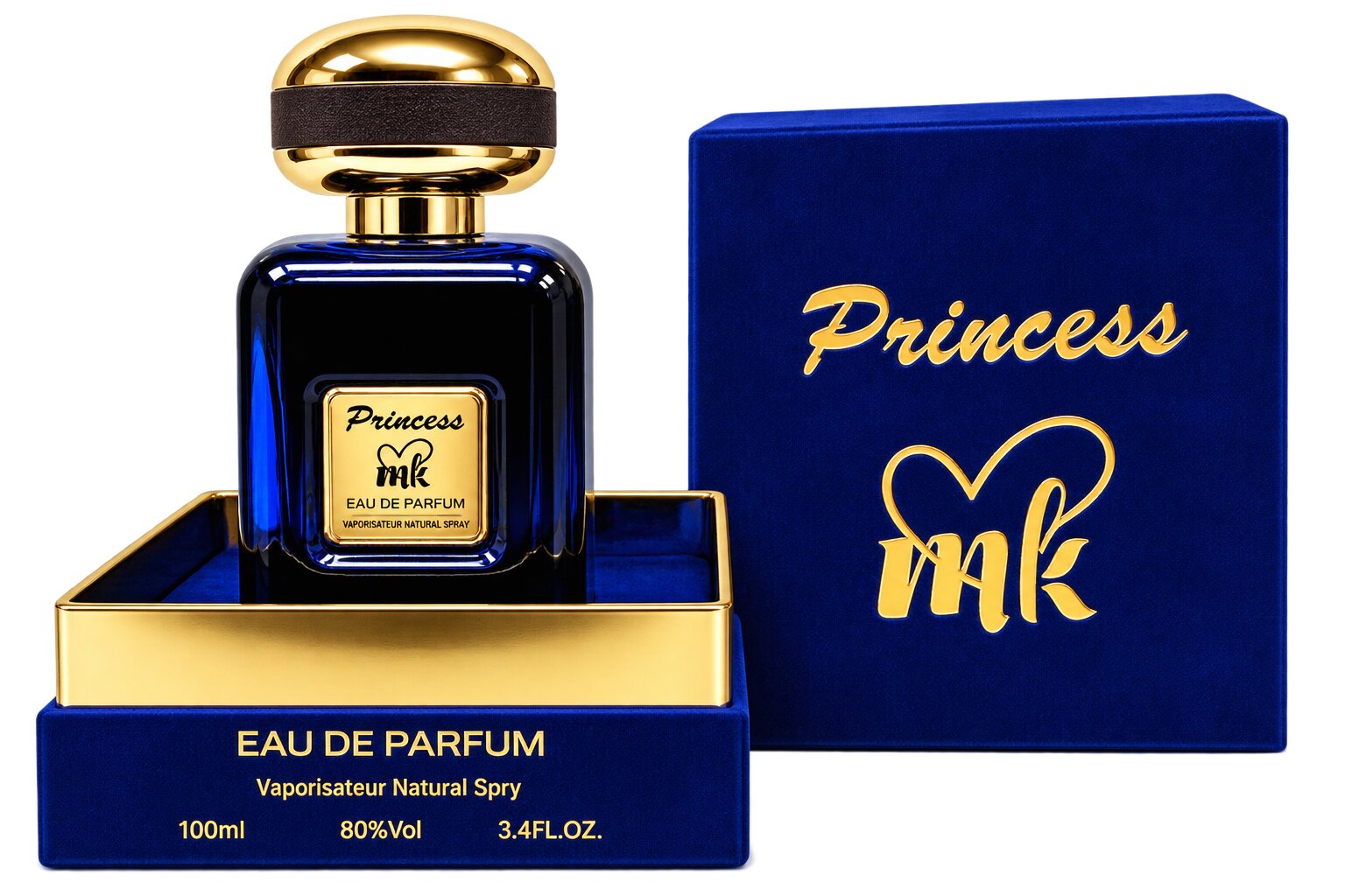 Princess Al Rehan deep blue bottle perfume UAE - view 2