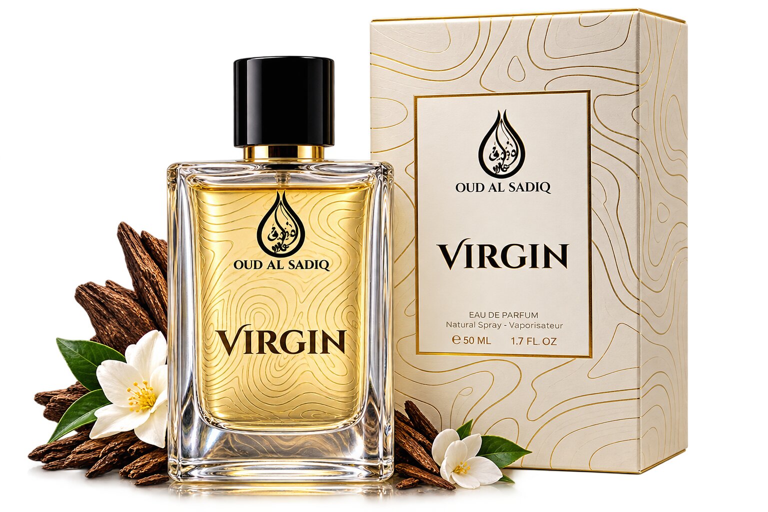 Virgin perfume bottle, 50ml | Al Rehan Perfumes UAE - view 2
