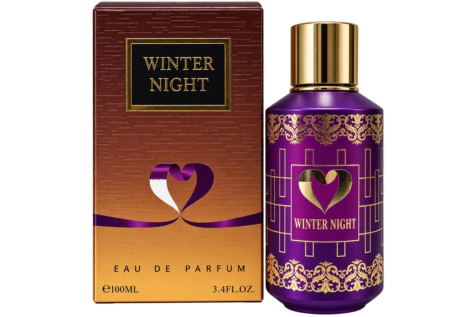 Winter Night Al Rehan orange box perfume UAE - view 2